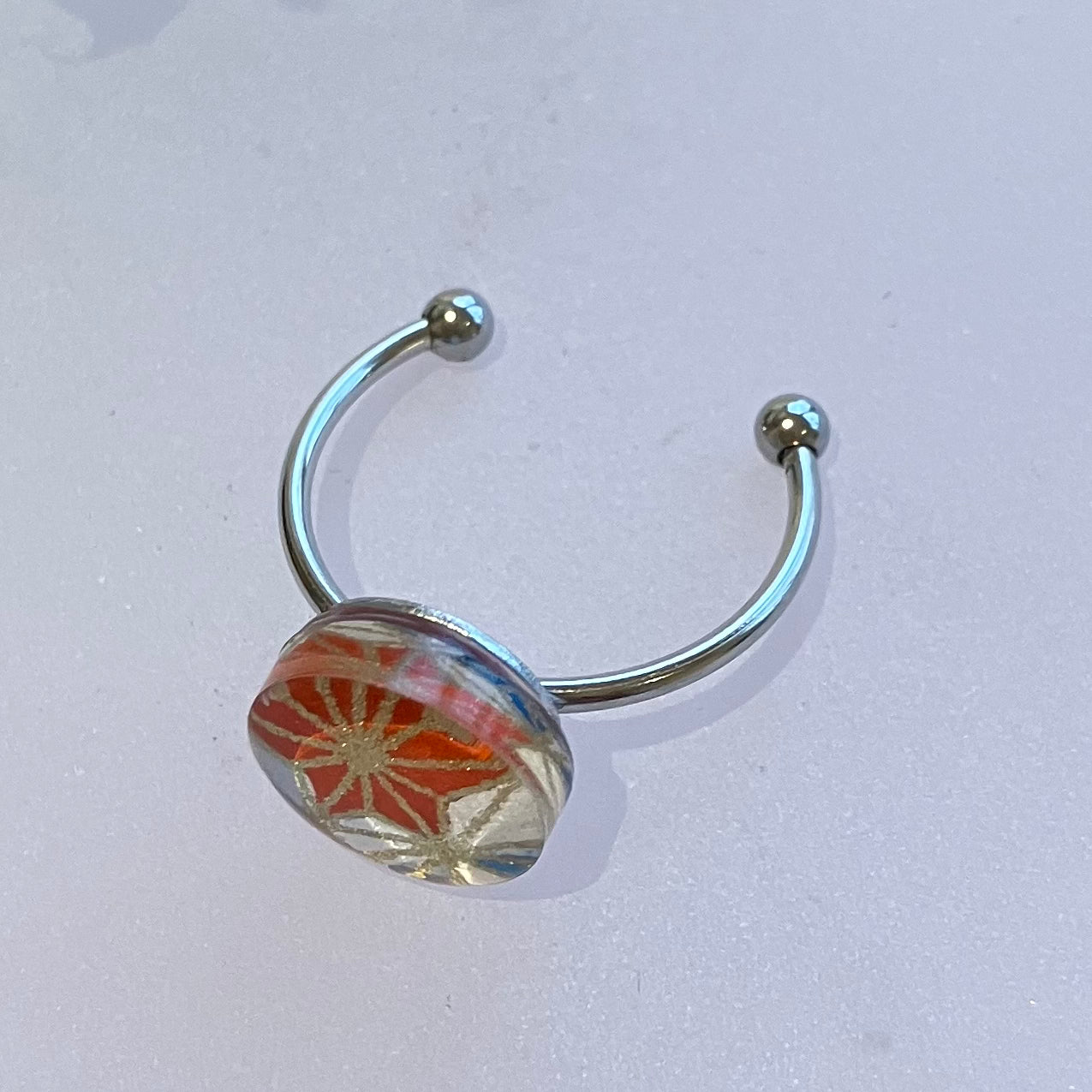 Mini Ring Silver stainless steel 03