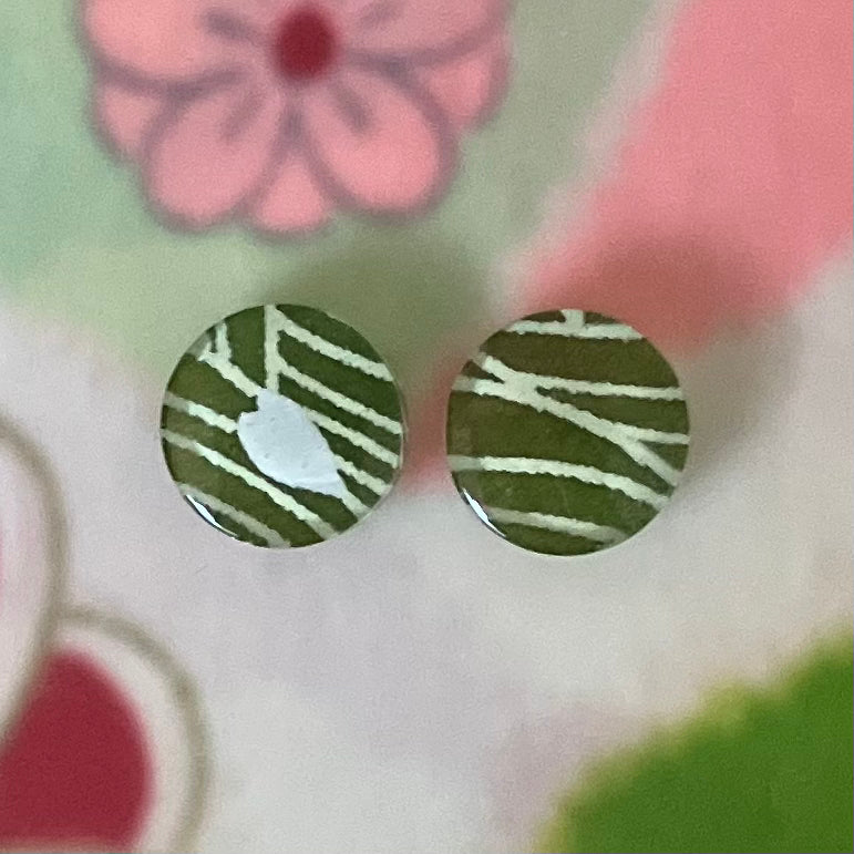 Hook Earrings Gold plated stainless steel small 03