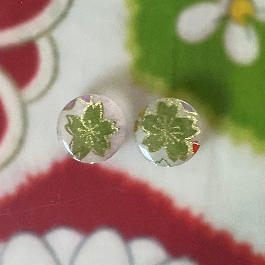 Hook Earrings Gold plated stainless steel small 11