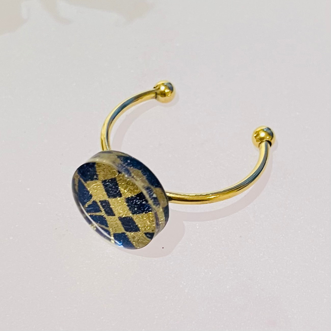 Mini Ring Gold plated stainless steel 11