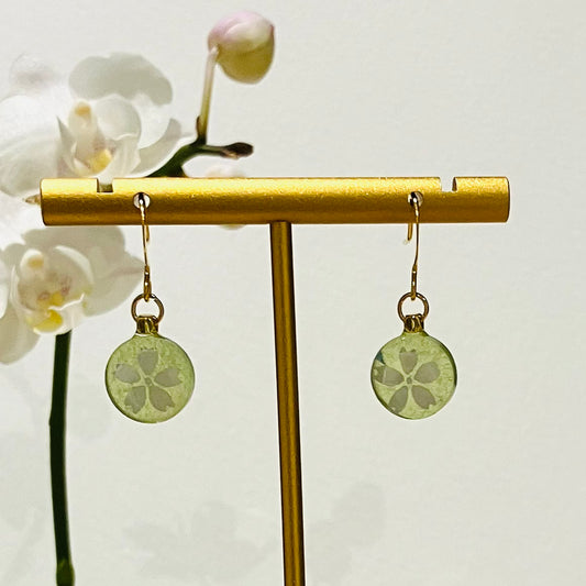 Hook Earrings Gold plated stainless steel small 09