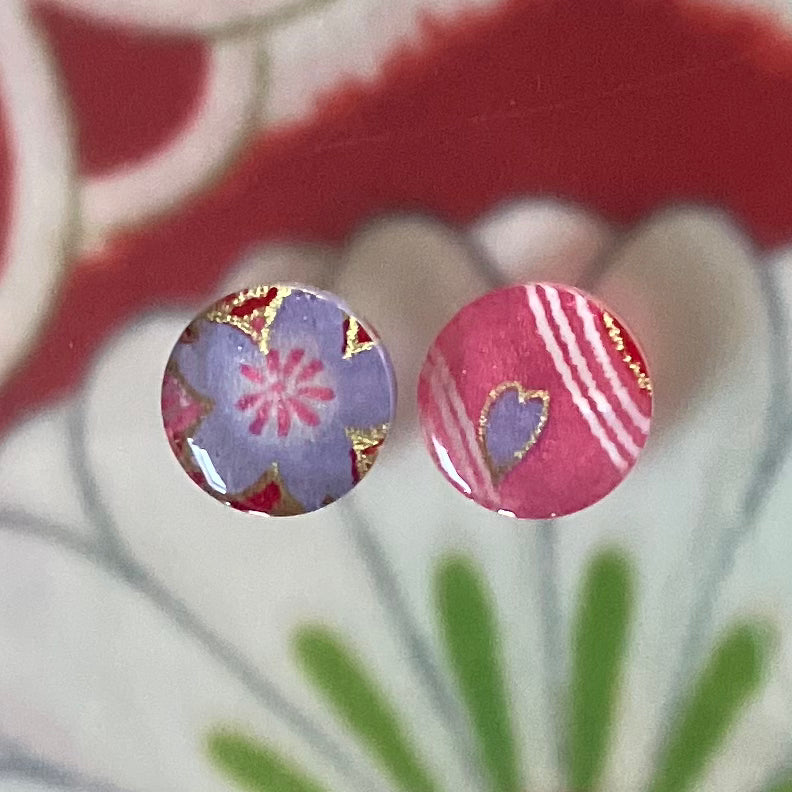 Hook Earrings Gold plated stainless steel small 22