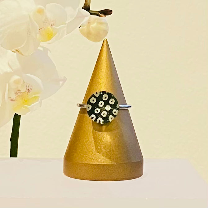 Mini Ring Silver stainless steel 09