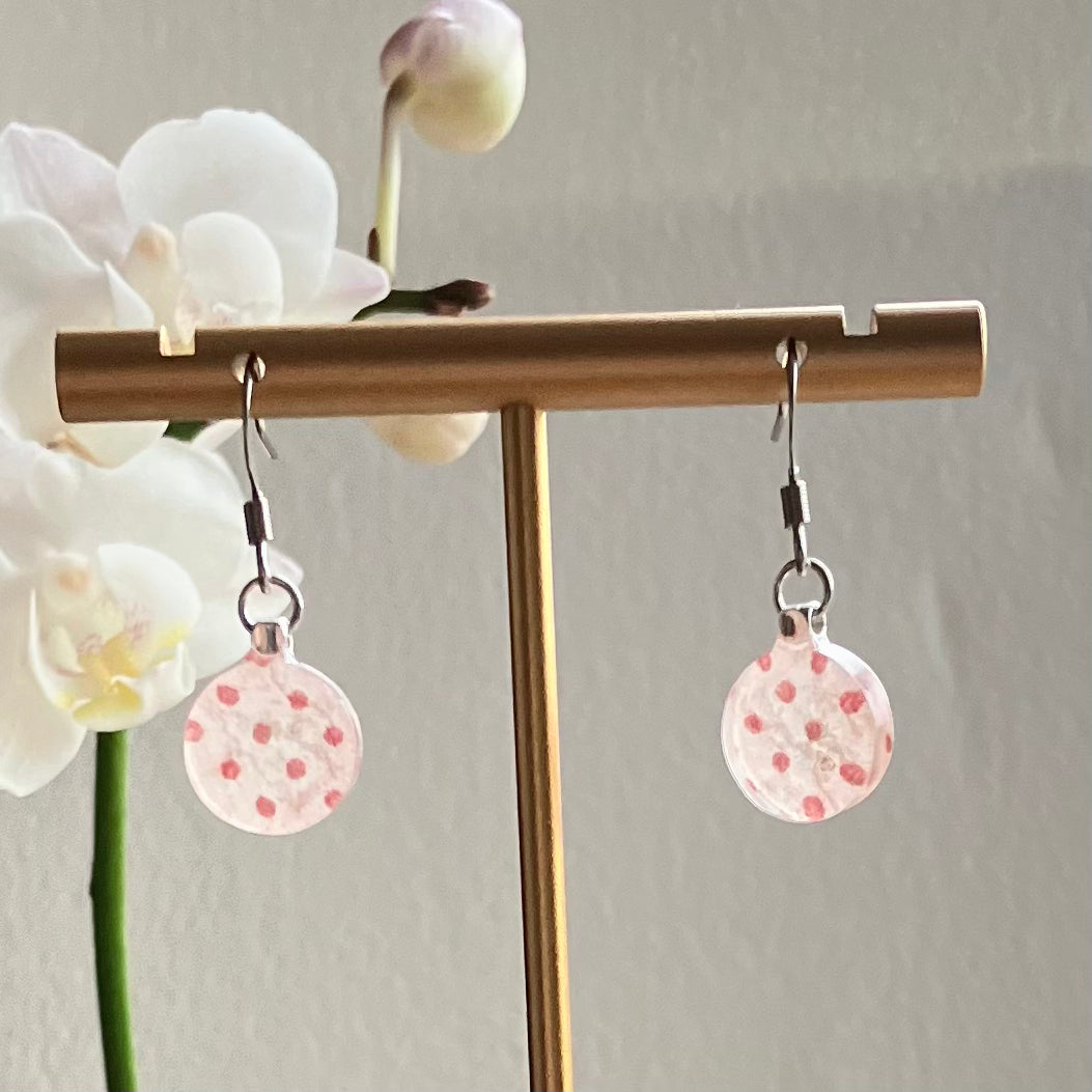 Hook Earrings Silver stainless steel small 01