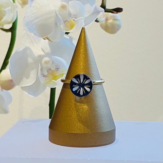 Tiny Ring Gold plated stainless steel 01