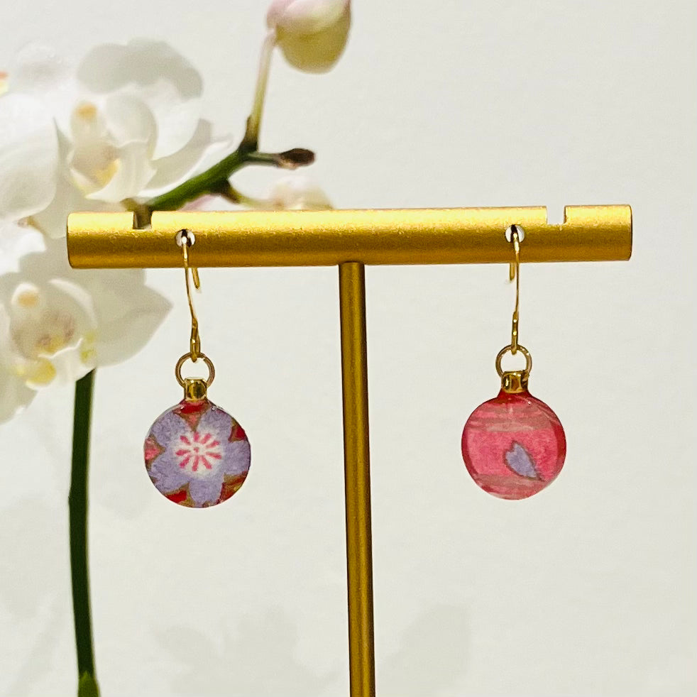 Hook Earrings Gold plated stainless steel small 22