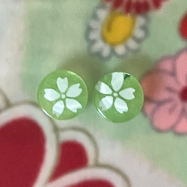 Hook Earrings Gold plated stainless steel small 09